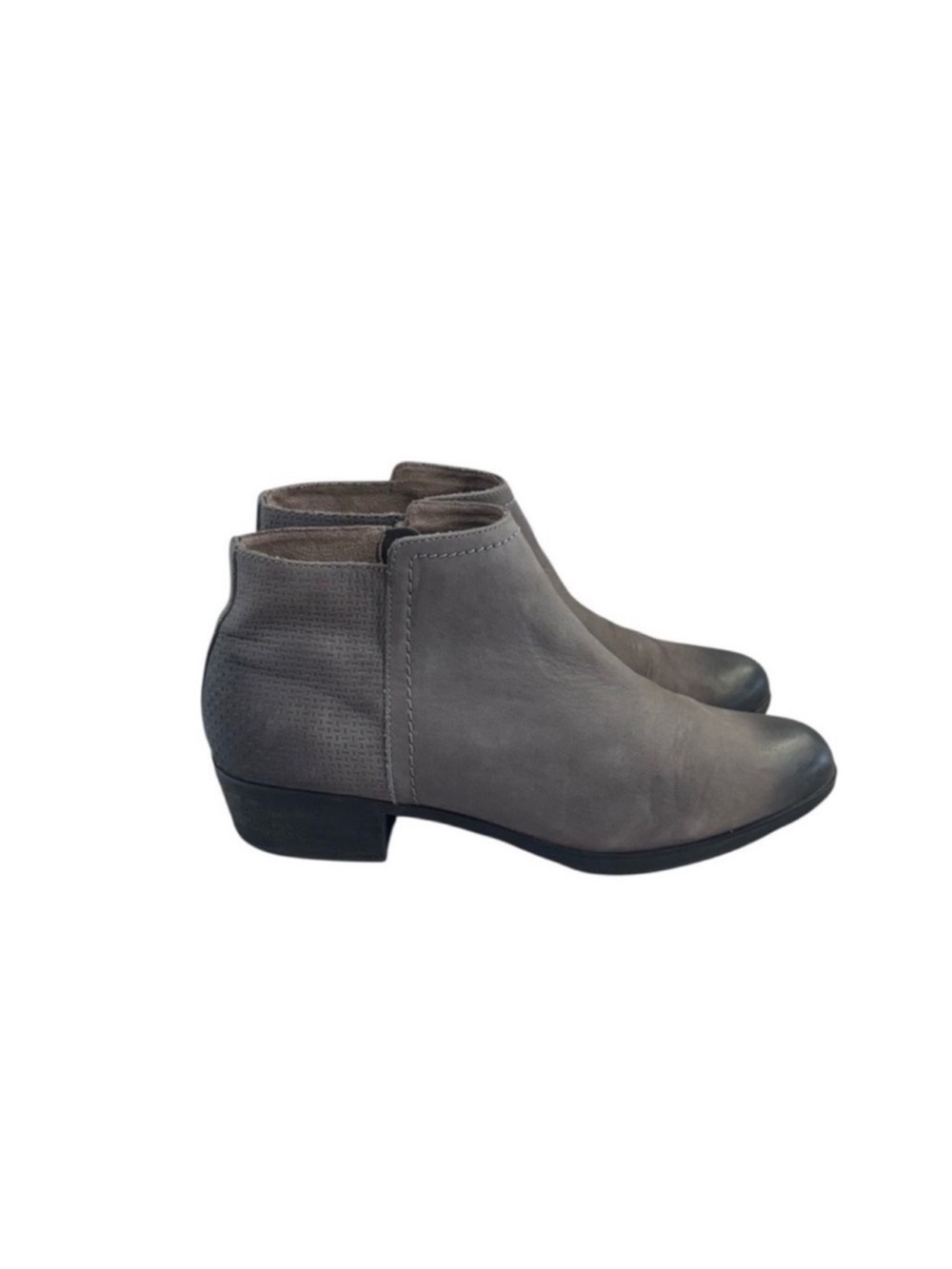 Rockport Vanna tru365 comfort solegrey leather antiqued low heel ankle boots 9
